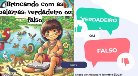 Brincando com as Palavras: Verdadeiro ou Falso