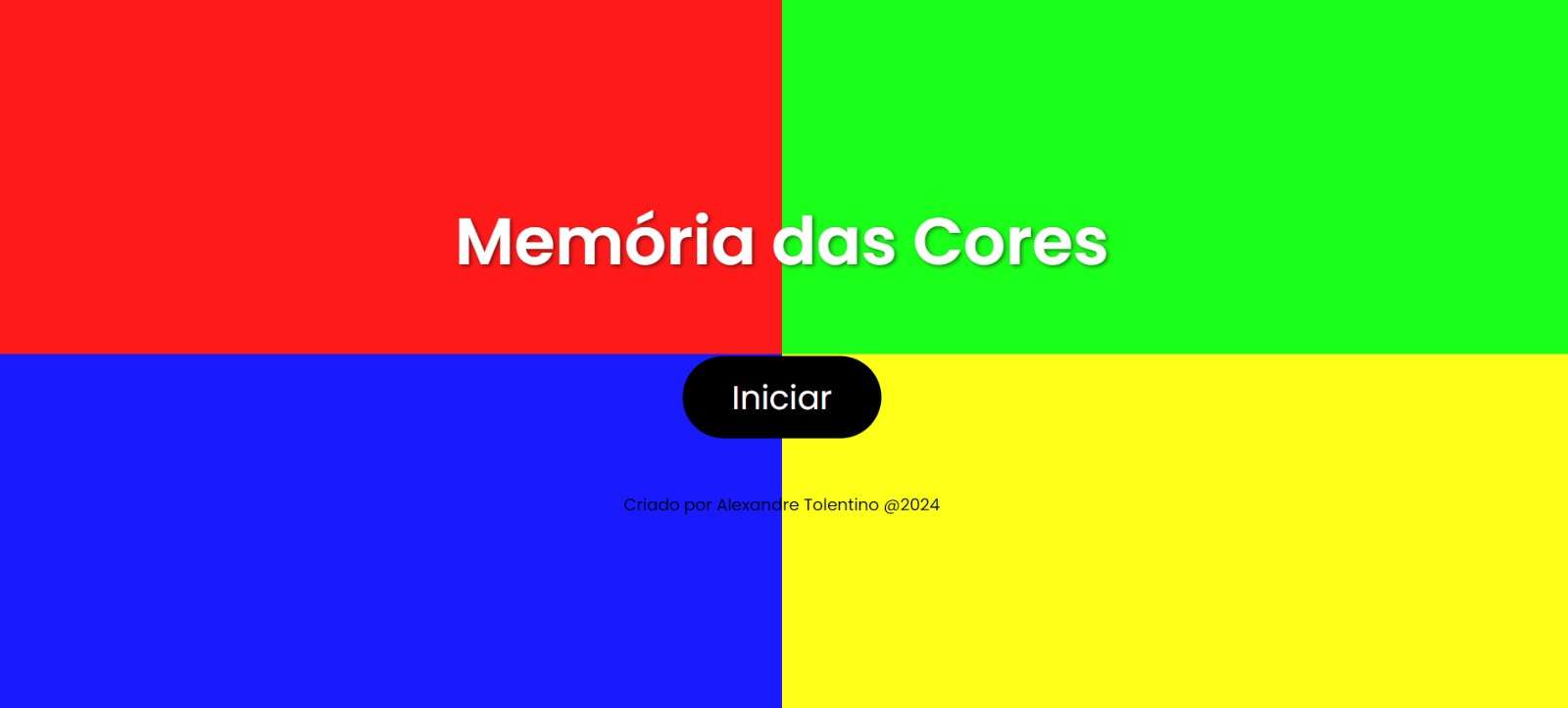 Memória das Cores